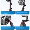 USB Powered Car Fan 3 Powerful Speeds Adjust With 360 Degree Rotating For Travel Car