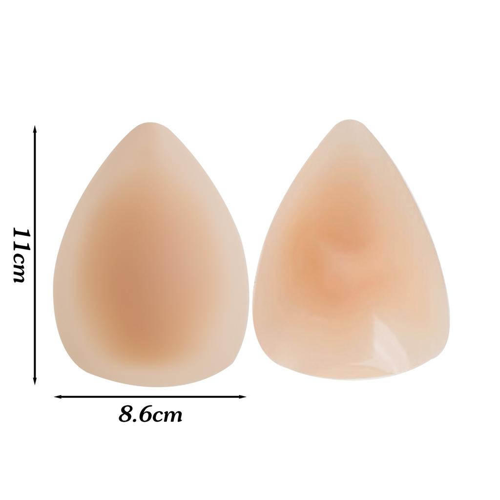 2026 Summer Triangle Invisible Silicone Self-adhesive Bra Pad for Women Skin Breast Pads Nipple Cover Bras Intimates Accessories