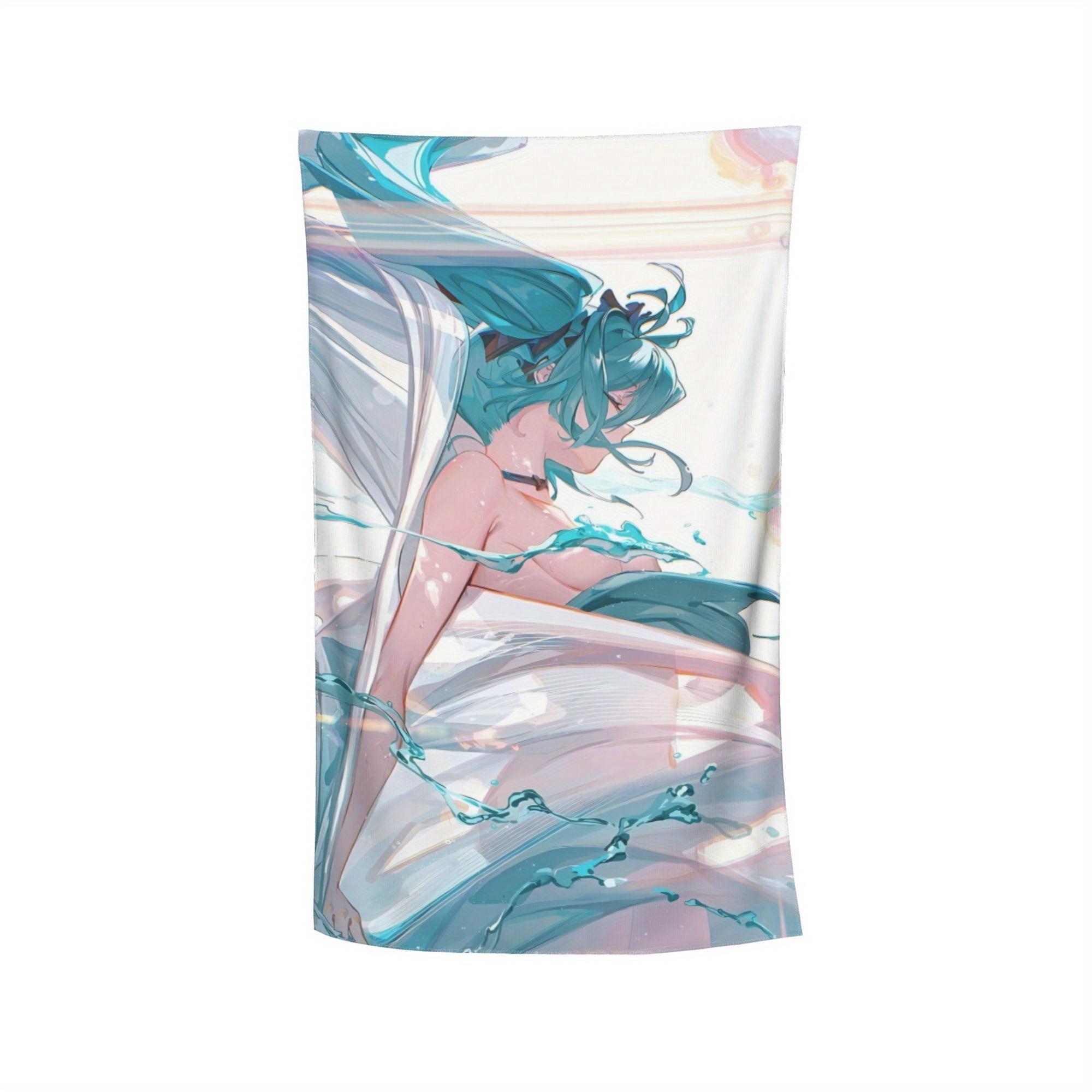 

Mystical Water Spirit Anime Bath Towel - Soft, Super Absorbent & Unique Design for Everyday Use & Perfect Gift for Anime Fans 50x100cm
