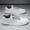 Men's shoes spring new breathable little white shoes male students trend versatile cloth shoes sports leisure board shoes trendy shoes