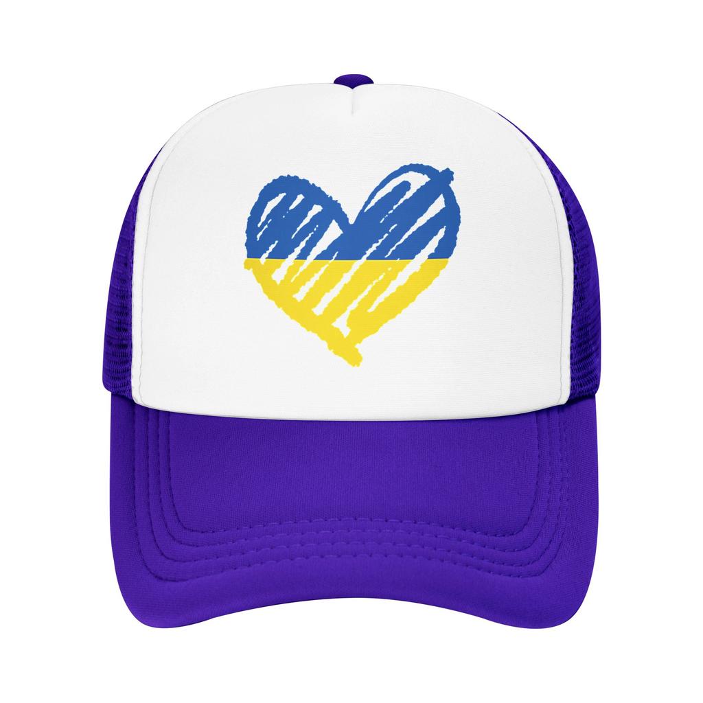 Ukraine Flag Sunflower Ukrainian Mesh Baseball Caps Adult HipHop Sun Caps  Hat Adjustable Summer Trucker Caps