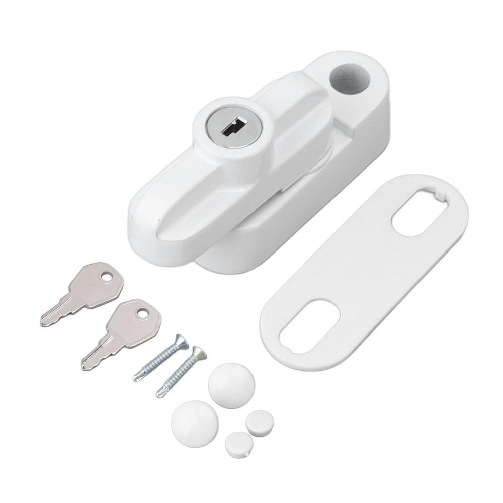 Locking Window Sash Lock Zinc alloy Anti Theft Window Lock Secure Window Lock  Home