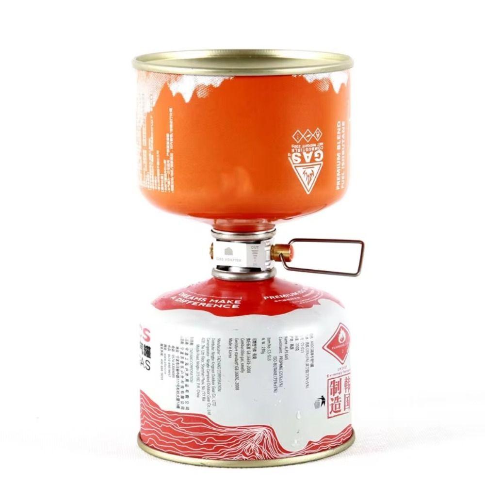Efficient Camping Gas Adapter Valve Cost-effective Gas Refill Adapter  Camping Equipment