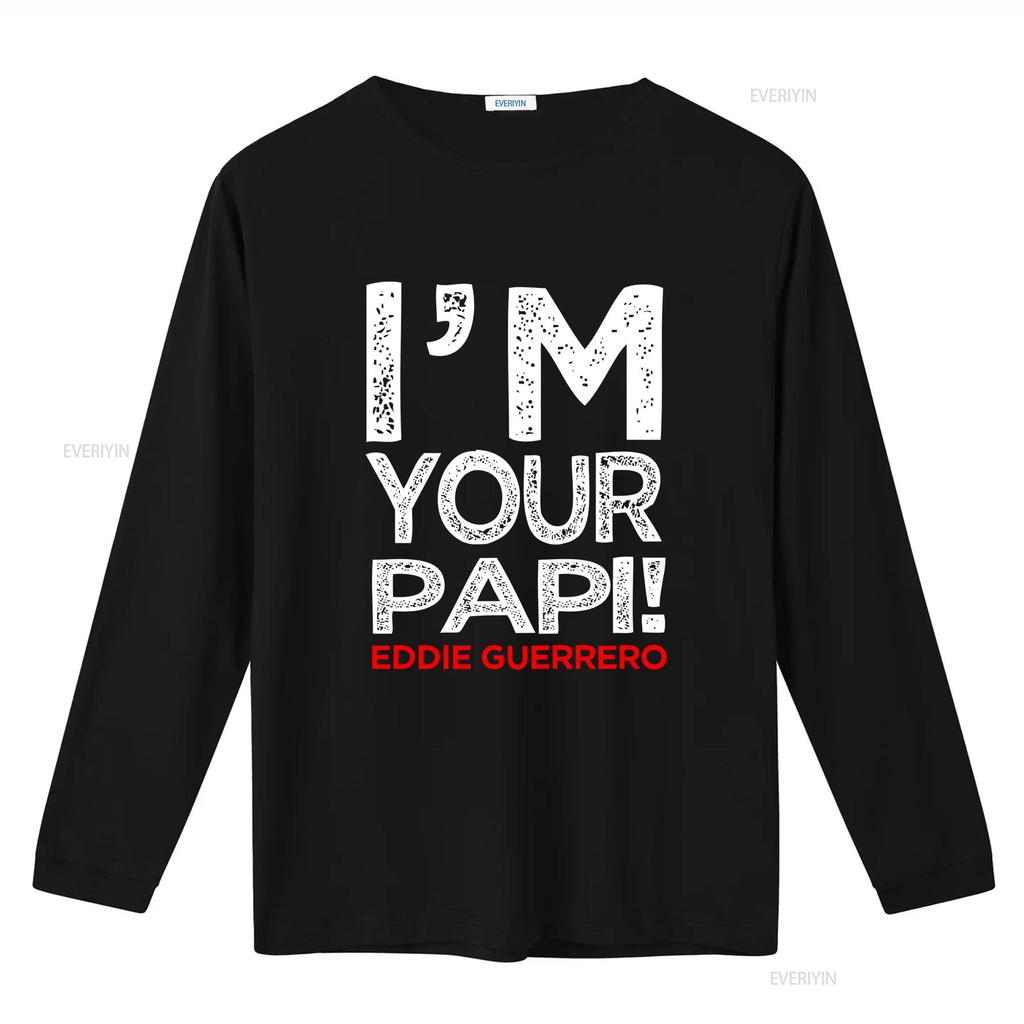 Eddie Guerrero Im Your Papi T-Shirt vintage gewaschen atmungsaktiv vielseitig Designer-Kleidung Unisex stilvolle Mode lässig