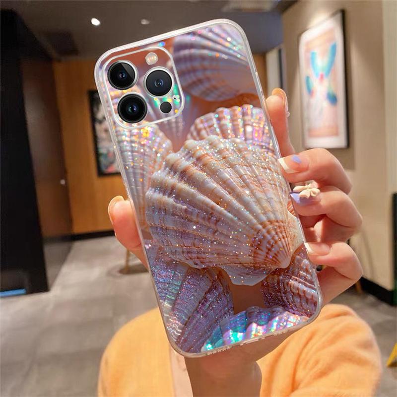 Shell Pearl Phone Case For Iphone 17ProMax 17 Pro Air 16 15 14 13 Pro Max 16 15 14 13 Pro 15Plus
