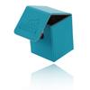 THE GORILLA CASE Deck Case, PU Leather Trading Card Case, Vertical Storage (Turquoise Blue)