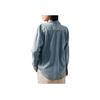 Calvin Klein Modern Classic Logo Vintage Pure Cotton Denim Shirt Women Shirts Light-Blue 40WK840_1