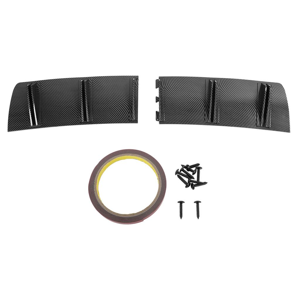 83cm Heckstoßstangenlippe Diffusor 2 Teile Carbonfaser-Stil Heck-Haifischflossen-Spoiler für 1er E90
