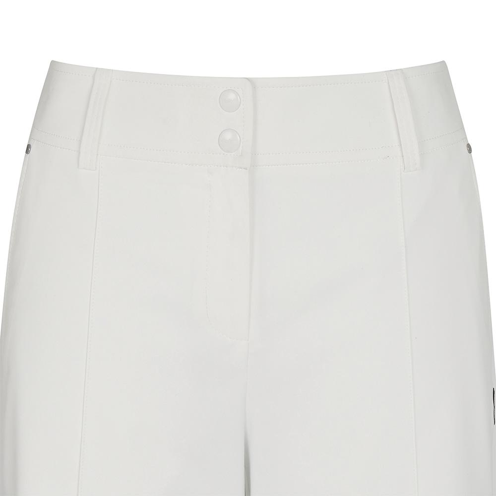 MALBON GOLF Semi-Wide Bootcut Pants White (Woman)