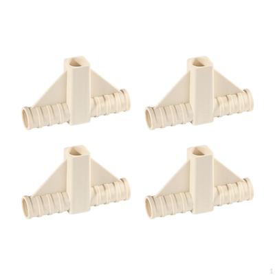 4 Pack Premium Quality Professional Easy To Install Portable Multi-Purpose Tent Pole Joints for Grow