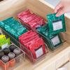 Tea Bag Organizer Box, Clear Storage Holder, Storage Bins for Coffee Bag, Storage Box for Cabinet, Countertop,Pantry Living Room