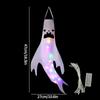 Halloween Decoration Scary Ghost Windsock Glow In The Darks Party Gifts Party Hanging Flags Day of The Dead Dia De Muertos