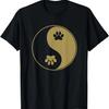 Dog Paw Yin Yang Symbol T-Shirt