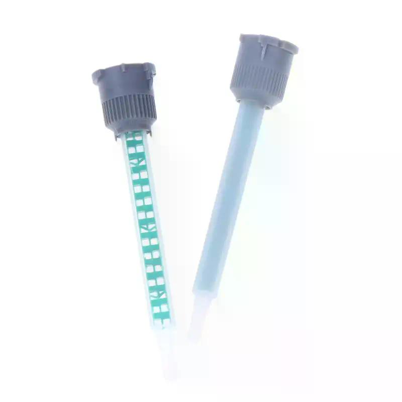 10Pcs Epoxy Adhesive Mixing Nozzle Static Mixing Nozzle MB5-16L Mixing Tube (1:1Ratio) For AB Glue Gun Liquid Mixer