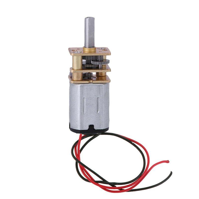 A60ZN20 Mini Micro Metal Gear Motor Set 5Pcs DC 3V-6V Gearwheel Included Full Metal Reducer 60RPM Slow Speed Toymay