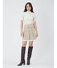FRAY I.D. Pierre Cardin Shirt Layered Tuck Skirt FWFS241807 Women's BEG