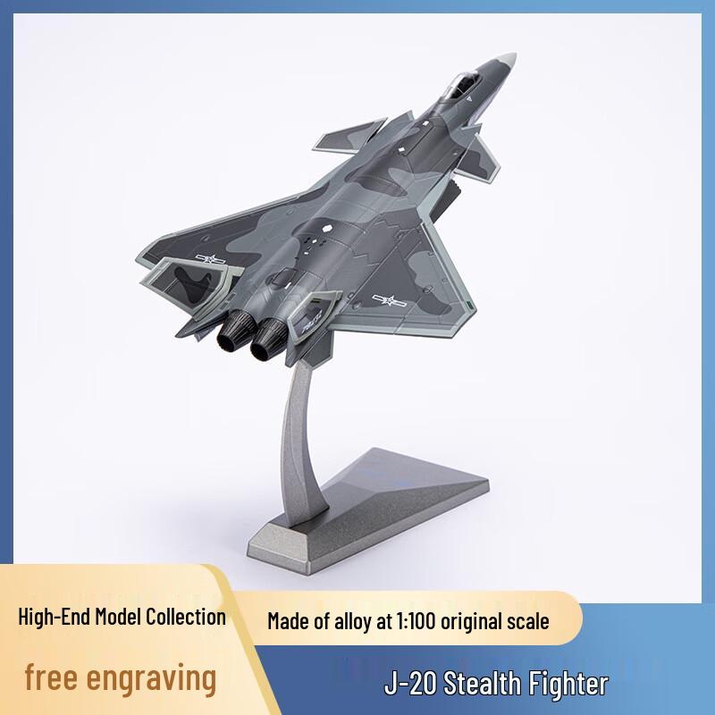 J-20 Fighter Jet Scale Model 1:100