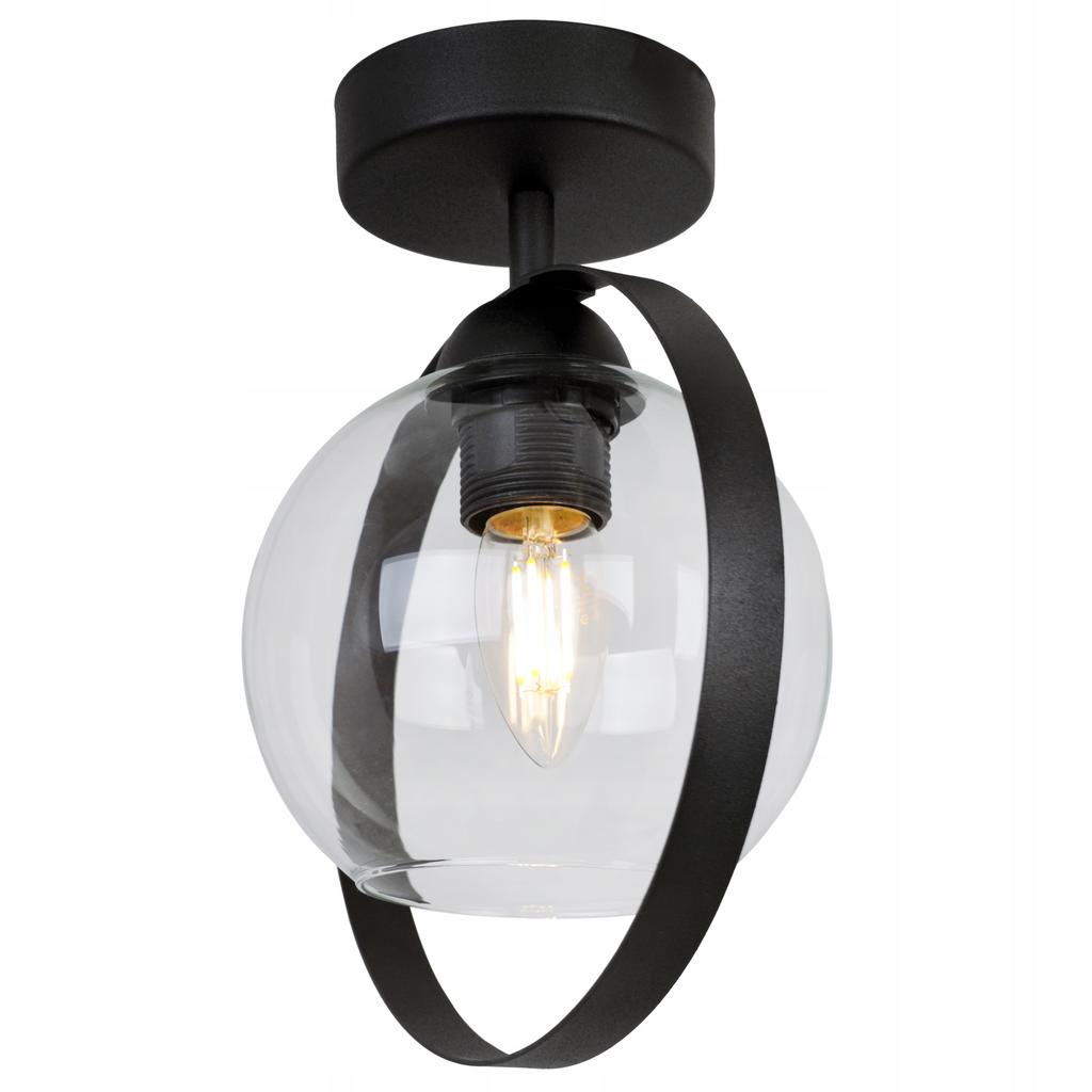 MODERN CEILING LAMP GLASS RING LAMP