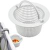 Skimmer Basket for Pool Easy Installation Replacement Skimmers Straining Basket Replacement for Removing Leaves Grass Hair Scum