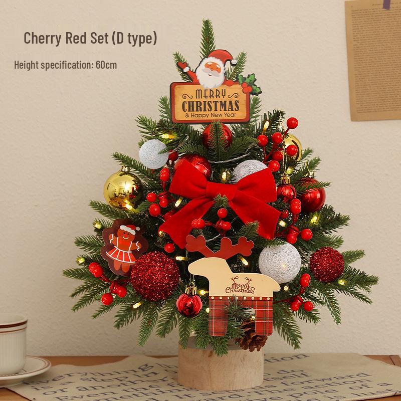 Mini Encrypted PVC Christmas Tree with Lights - DIY Kit
