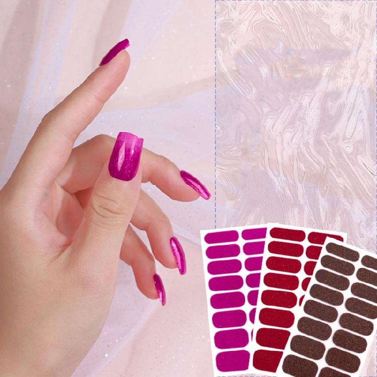 Nail Polishing Sticker Nail Stickers Set for Lamp Need Full Nail Wraps