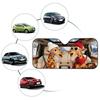 Custom Print Universal Foldable Car Sunshade: Aluminum Foil Blackout Curtain for Front Window