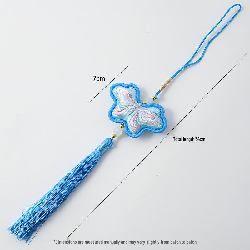 2026 Chinese New Year Embroidered Butterfly Sachet Pendant - High-Grade Exquisite Ornament