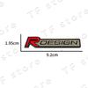 R Design Logo Car Front Grille Emblem Sticker For Volvo XC60 XC40 XC90 S40 S60 C30 V60 Car Side Fender Rear Trunk Badge Decor