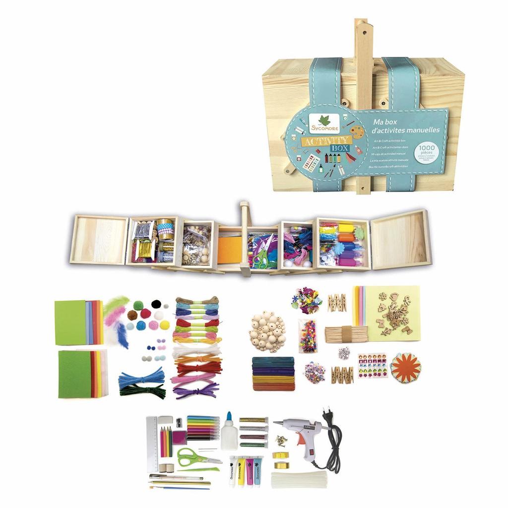 Activity Box - SYCOMORE - Ma box d'activités manuelles - 1000 pieces - Des 3 ans