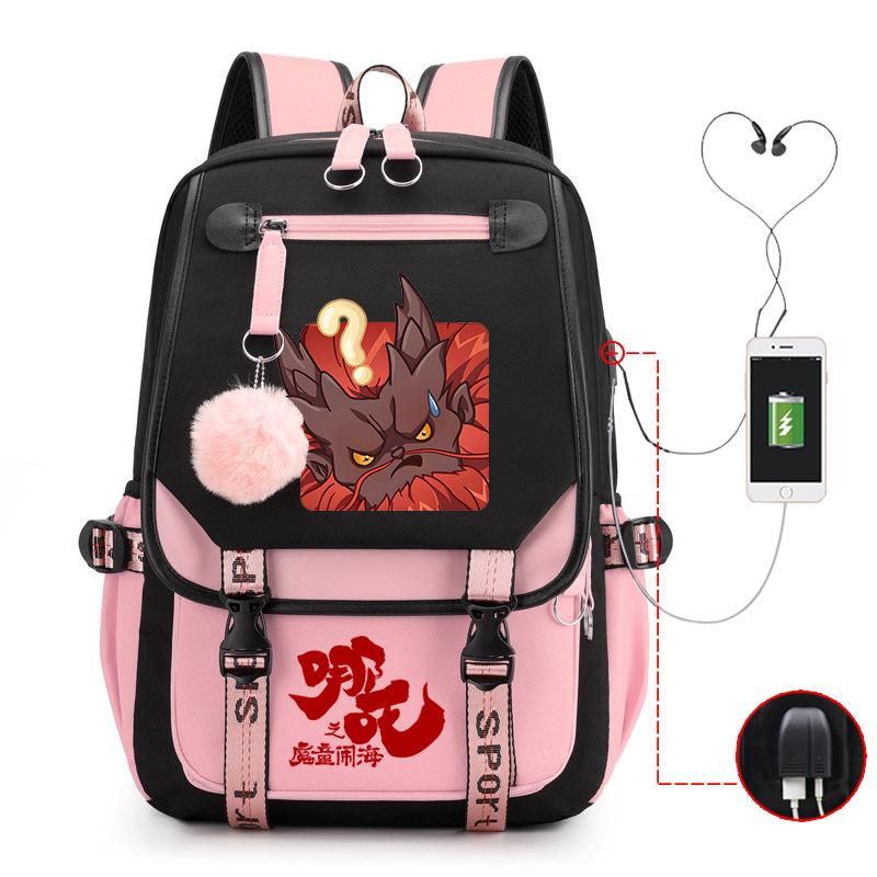Movie Shengong Leopard Shiji Empress Cartoon School Bag Primary and Secondary School School Bag Large Capacity Campus Versatile Leisure Backpack