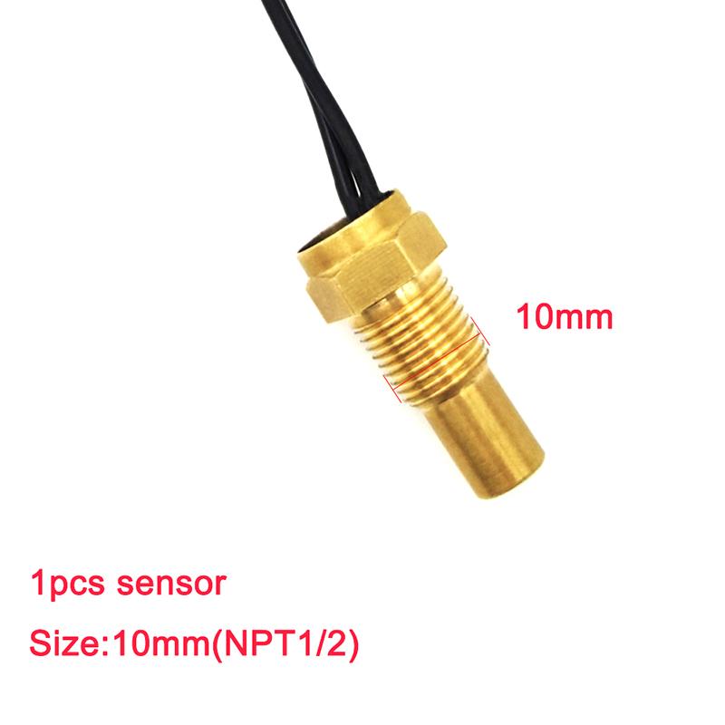 1PC 12V/24V 10MM 12MM 14MM 16MM 17MM 21MM Univerzální snímač teploty vody Senzor teploty vody Měřič teploty vody