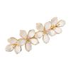 Elegant Rhinestones Cat Eye Spring Hair Clip For Women Girls Daily Use Delicate Floral Design Secure Grip Barrettes