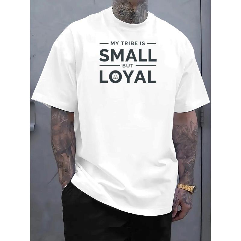 

European sizes Men S Slogan Short-Sleeve T-Shirt | Minimalist Trendy Print Design, Breathable Summer, Machine-Washable, Regular-Fit, Crew Neck 4XL білий
