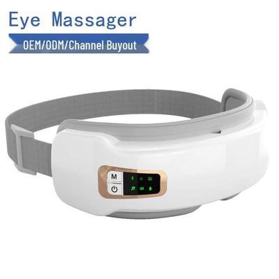 Přenosný Bluetooth masážní přístroj na oči se vzduchovým tlakem, teplem a vibracemi