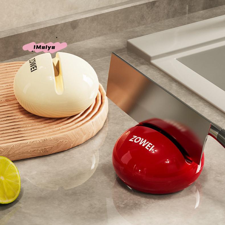 Portable Double Sided Suction Cup Sharpener for Quick Knife Sharpening Efficient Design for Outdoor Camping And Kitchen Use