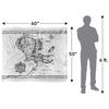 LORD OF THE RINGS World Map Blanket