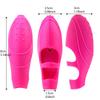G-point Vibrating Finger Cover Silicone Vibrator Waterproof Portable Masturbator Adult Sex Toy for Women