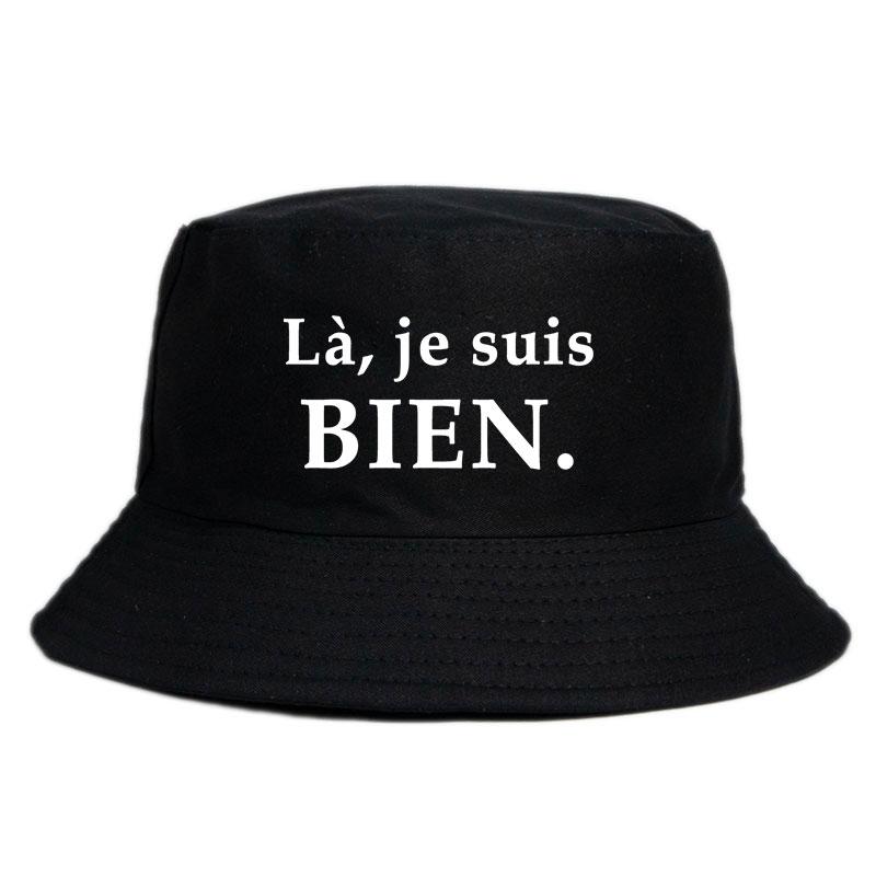 Frankreich Print BIEN Bob Wendbare Fischerhüte Herren Damen Baumwolle Outdoor Kappen Fischerhut Mädchen Junge Chapeau Bob Hüte