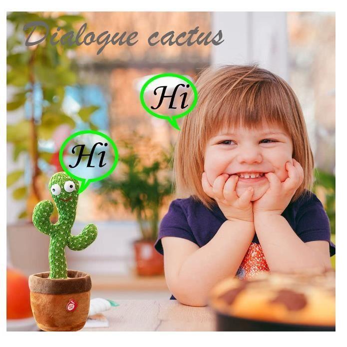 Singing Cactus Toy - 4 PCS - Green - 3 Years and Up - Indoor - Battery