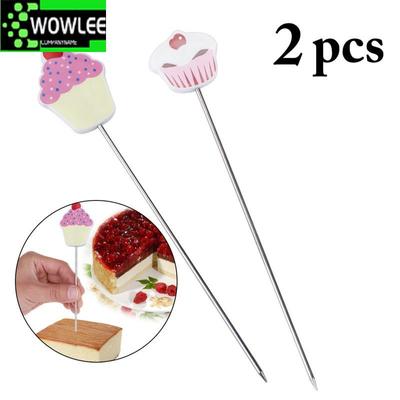 6 Pcs Stainless Steel Cake Tester Useful Biscuits Baking Test Needle DIY Tool for  Bread Muffin Testing  Decorating Tools