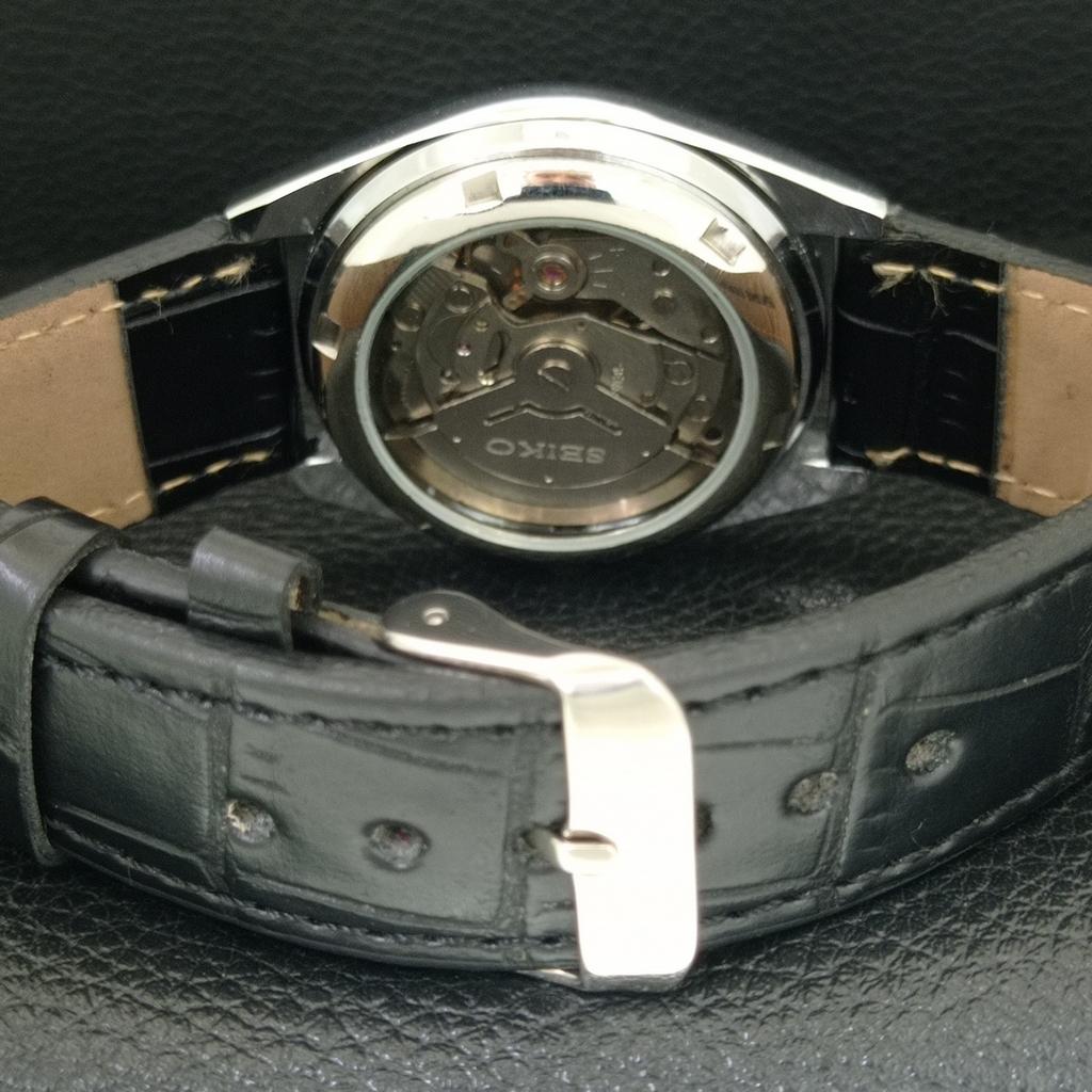 REFURBISHED VINTAGE SEIKO AUTOMATIC 6309A JAPAN MENS WHITE DIAL WATCH a443051-1