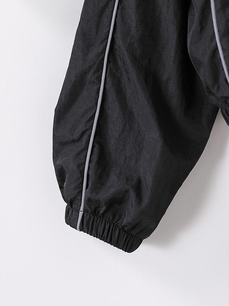 Mädchen 8-12 Jahre Ganzjahres Freizeitjacke, Raglan Langarm Reißverschluss Kurzer Mantel mit Reflektierendem Streifen, Leichte Outdoor Lauf- und Radsportbekleidung