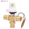 Thermostatic Radiator Control M30×1.5 Three Way Mixing Valve with Thermostatic Capillary Remote Sensor Setting Range 30-70 °C7