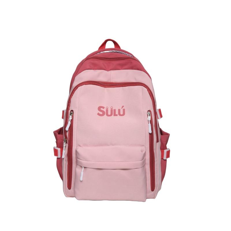 School Bag High Quality High Value Backpack Female High Capacity Junior High School Student Alphabet Backpack Male
