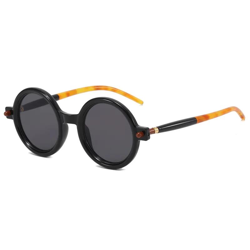 Fashion Round Frame UV400 Sunglasses Women Men Classic Ultralight Sports Eyeglasses Vintage Fashion Ins Style Sun Glasses for Ladies