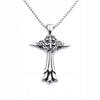 Necklace Silver Chain Cross Troop 317
