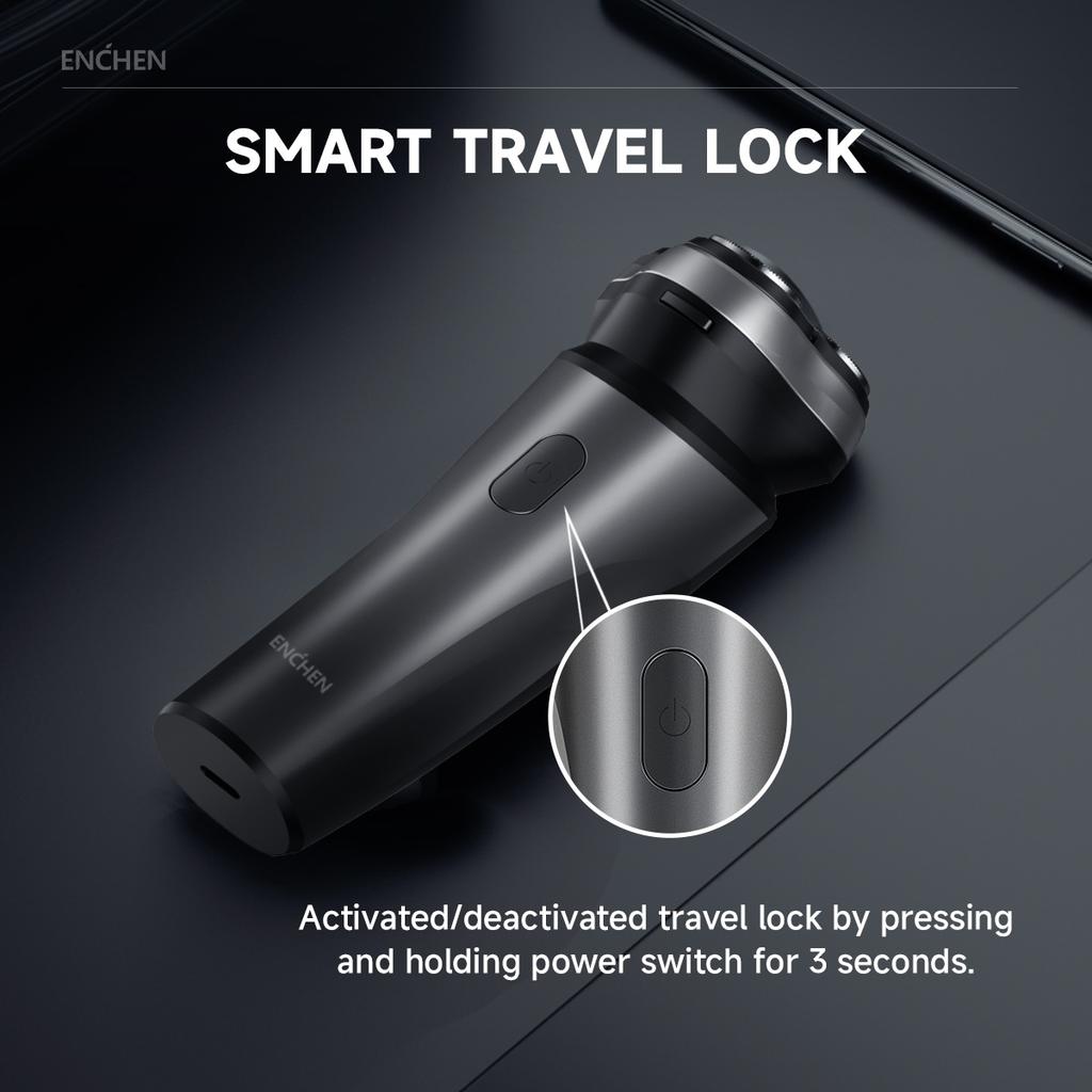 Xiaomi Aparat de ras electric ENCHEN Blackstone Max Capete flexibile 3D Direcțional Impermeabil Cu trimmer de precizie POP-UP