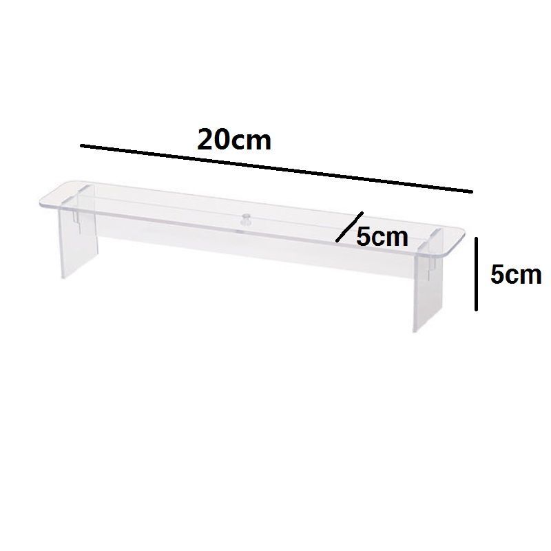 1-5 Tier Clear Acrylic Display Stand for Funko Figures Perfume Organizer Collections Doll Cosmetic Storage Holder Cupcake Stand