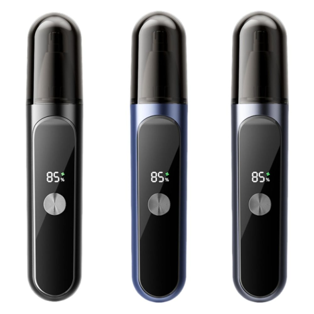 Rotary Cutter Head Ear Face Clean Trimmer LED Digital Display Eyebrow Trimmer  Household