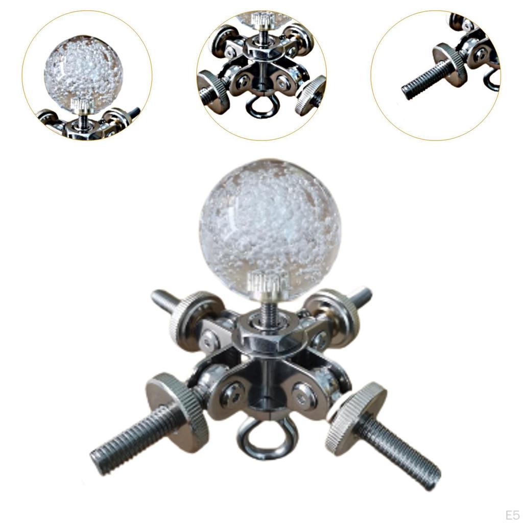 Center Angle Connection Roof Holder Steel 8mm Thread Tent Building Deliveries Campfire Frame